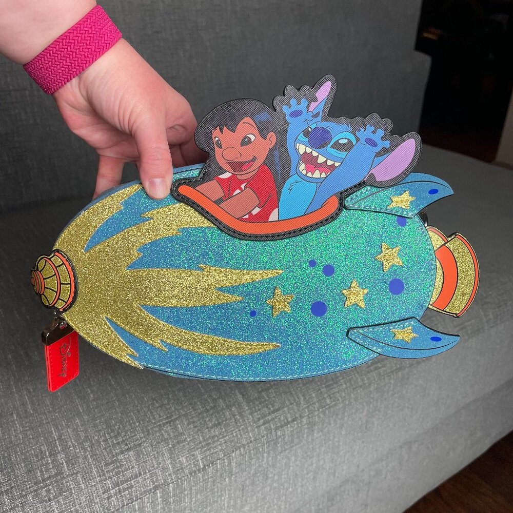 Disney Lilo & Stitch Rocket Ship Ride Crossbody Bag